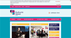 Desktop Screenshot of kulturnibazar.si