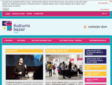 Tablet Screenshot of kulturnibazar.si